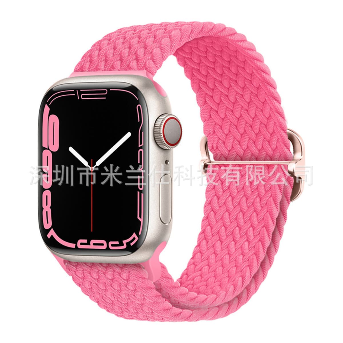 Нейлоновый плетеный ремешок для Apple iWatch 45678910, Apple Ultra 2, эластичный ремешок с застежкой-слайдером S11