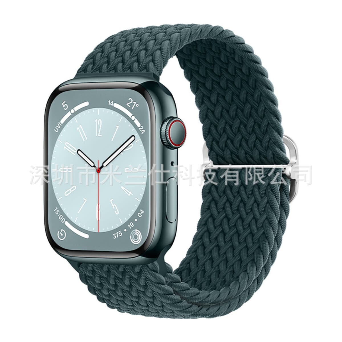 Нейлоновый плетеный ремешок для Apple iWatch 45678910, Apple Ultra 2, эластичный ремешок с застежкой-слайдером S11