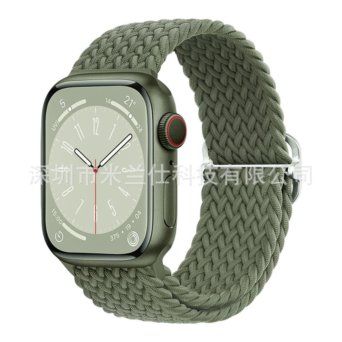 Нейлоновый плетеный ремешок для Apple iWatch 45678910, Apple Ultra 2, эластичный ремешок с застежкой-слайдером S11