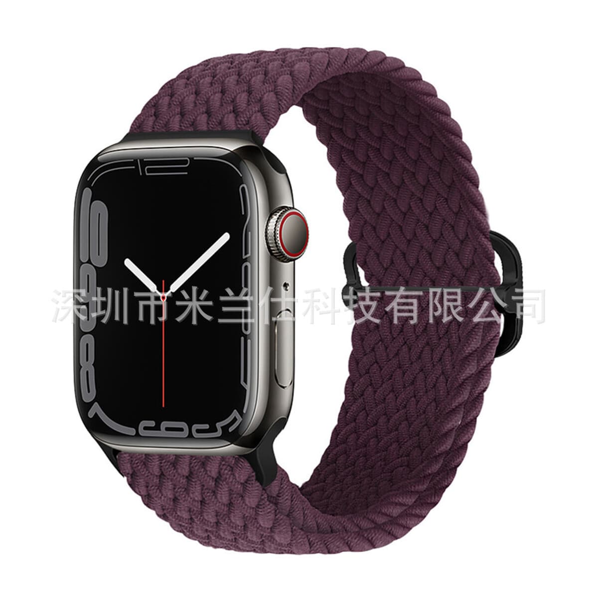 Нейлоновый плетеный ремешок для Apple iWatch 45678910, Apple Ultra 2, эластичный ремешок с застежкой-слайдером S11