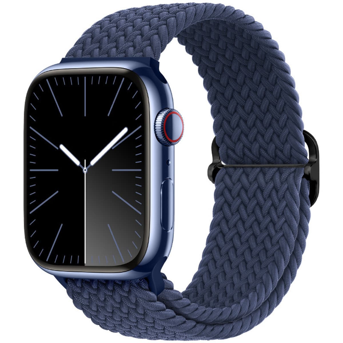 Нейлоновый плетеный ремешок для Apple iWatch 45678910, Apple Ultra 2, эластичный ремешок с застежкой-слайдером S11