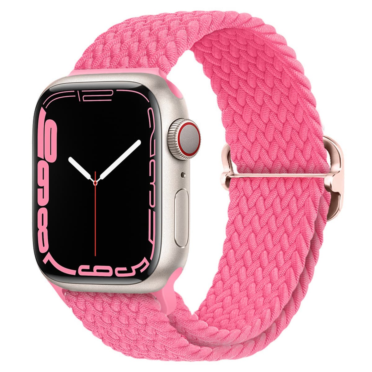 Нейлоновый плетеный ремешок для Apple iWatch 45678910, Apple Ultra 2, эластичный ремешок с застежкой-слайдером S11