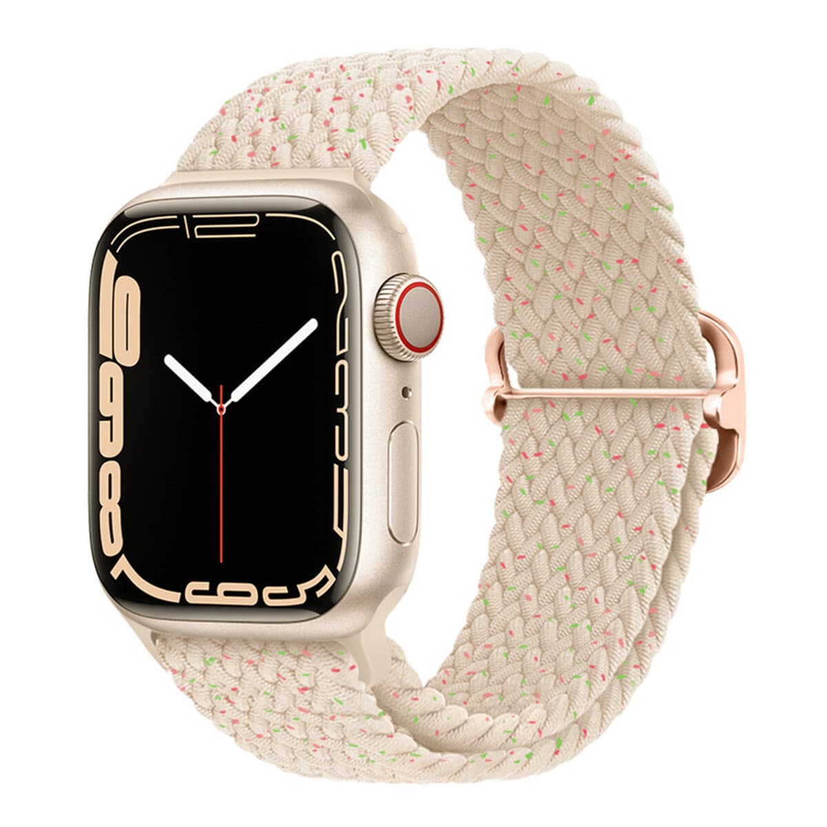 Нейлоновый плетеный ремешок для Apple iWatch 45678910, Apple Ultra 2, эластичный ремешок с застежкой-слайдером S11