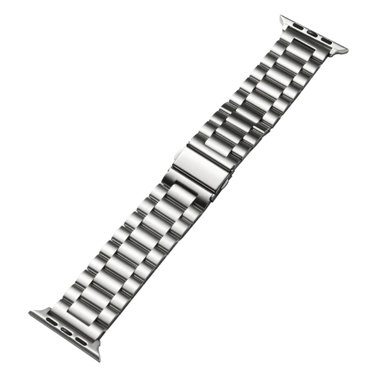 Ремешок для Apple Watch, металлический, из нержавеющей стали 304, с тремя звеньями, совместим с Huawei и Samsung.