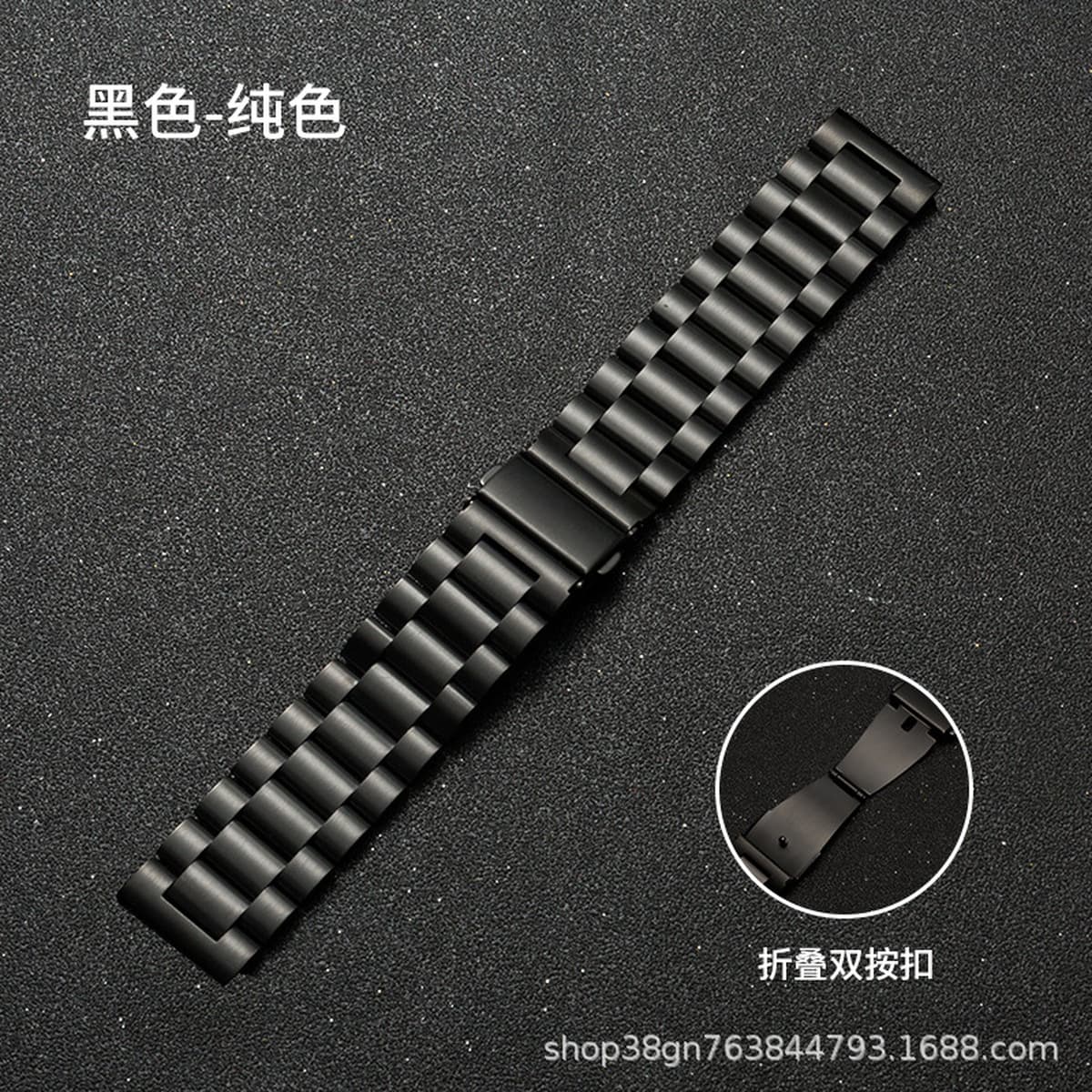 Ремешок для Apple Watch, металлический, из нержавеющей стали 304, с тремя звеньями, совместим с Huawei и Samsung.