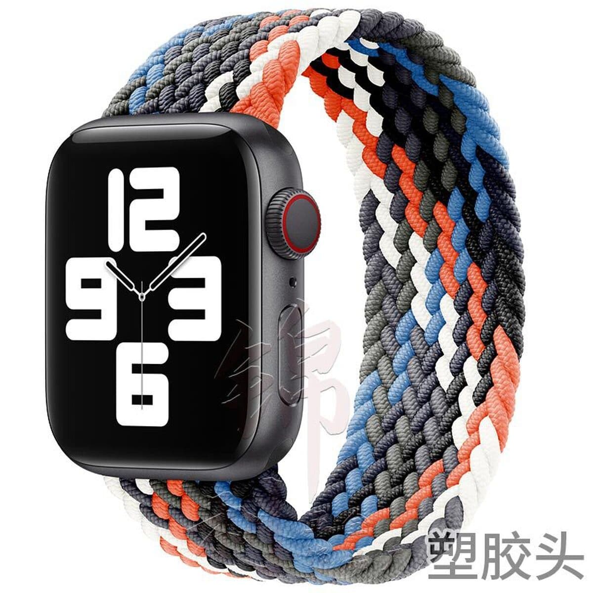 Рекомендуется для Apple Watch Apple Watch, повседневный нейлоновый тканый ремешок для iwatch со встроенной пластиковой...
