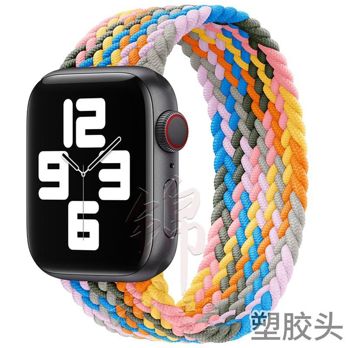 Рекомендуется для Apple Watch Apple Watch, повседневный нейлоновый тканый ремешок для iwatch со встроенной пластиковой...
