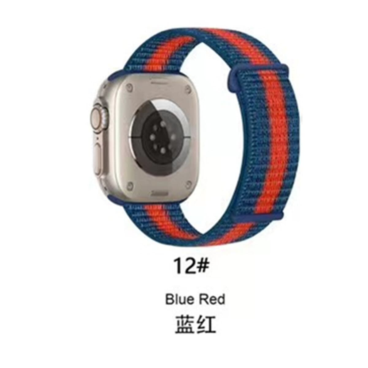 Подходит для ремешка Apple Watch, нейлоновый ремешок с петлей, ремешок на липучке для iWatch S11, Apple Watch Ultra 2.