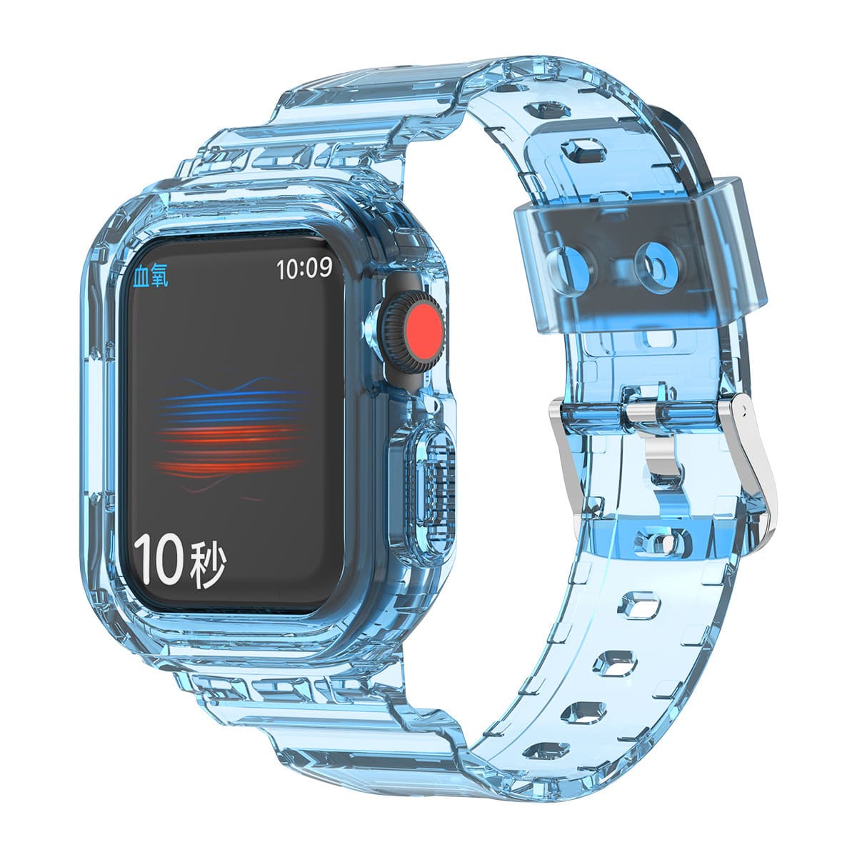 Применимо apple watch8910 поколения 42 46mm iwatch прозрачный ледник в одном ремешке Apple