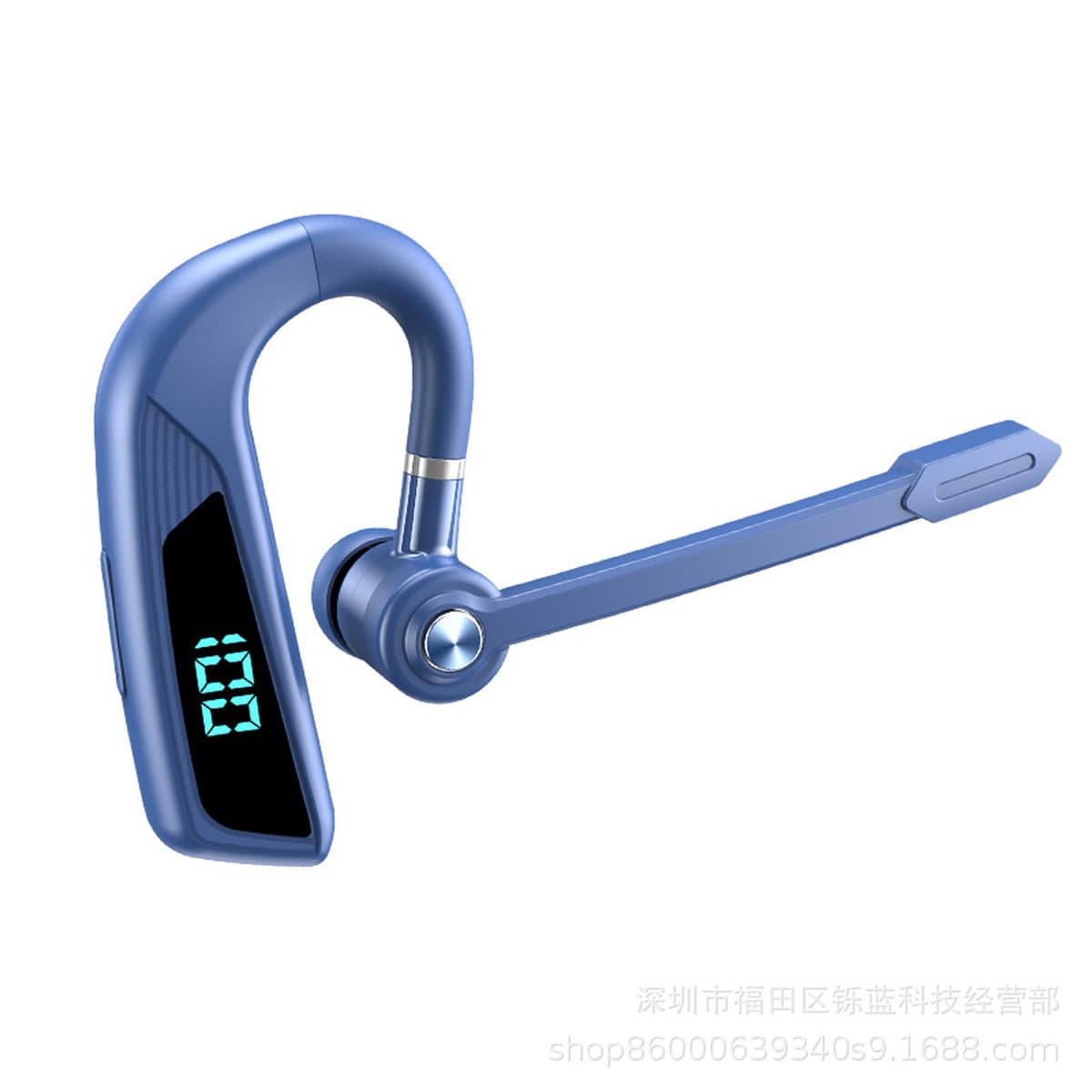 V16 Bluetooth-гарнитура с микрофоном, интеллектуальное Голосовое управление, мощность, цифровой дисплей, сигнал, стабильный...