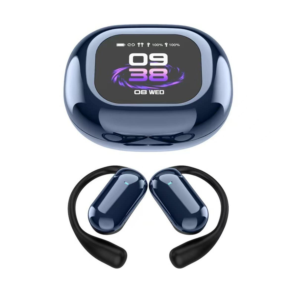 Новые наушники AI Smart Translator OWS висячие уши беспроводные наушники Bluetooth сенсорный цветной экран не в ушах