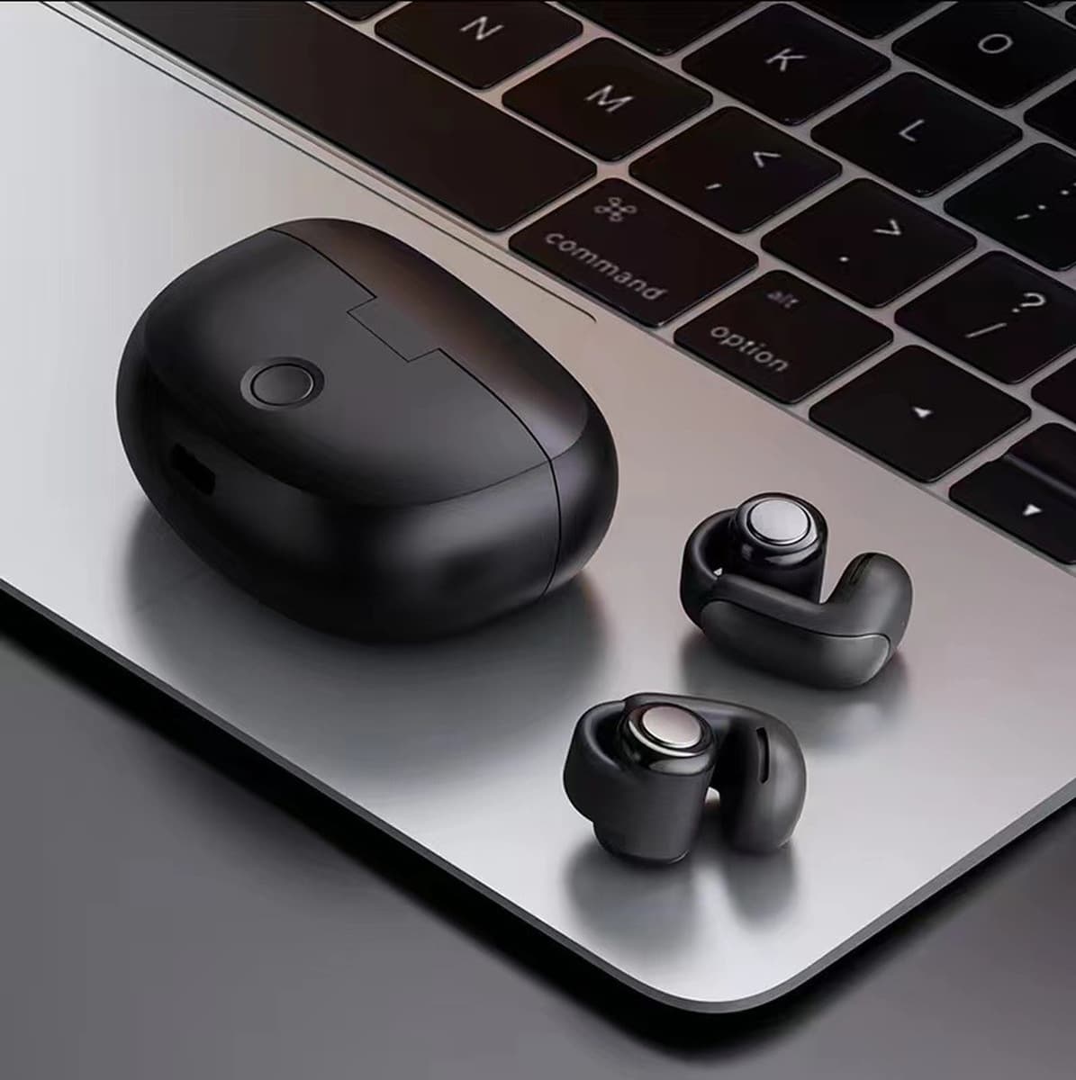 Temu Smart Ai синхронный перевод v12 bluetooth наушники без ушей беспроводные спортивные bluetooth наушники