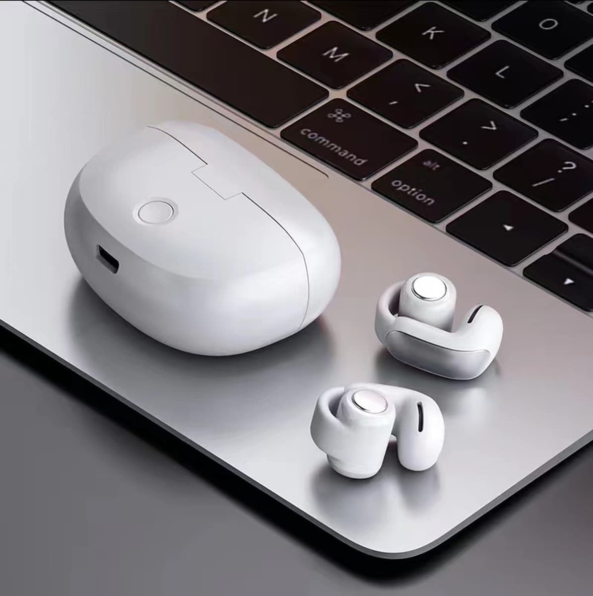 Temu Smart Ai синхронный перевод v12 bluetooth наушники без ушей беспроводные спортивные bluetooth наушники