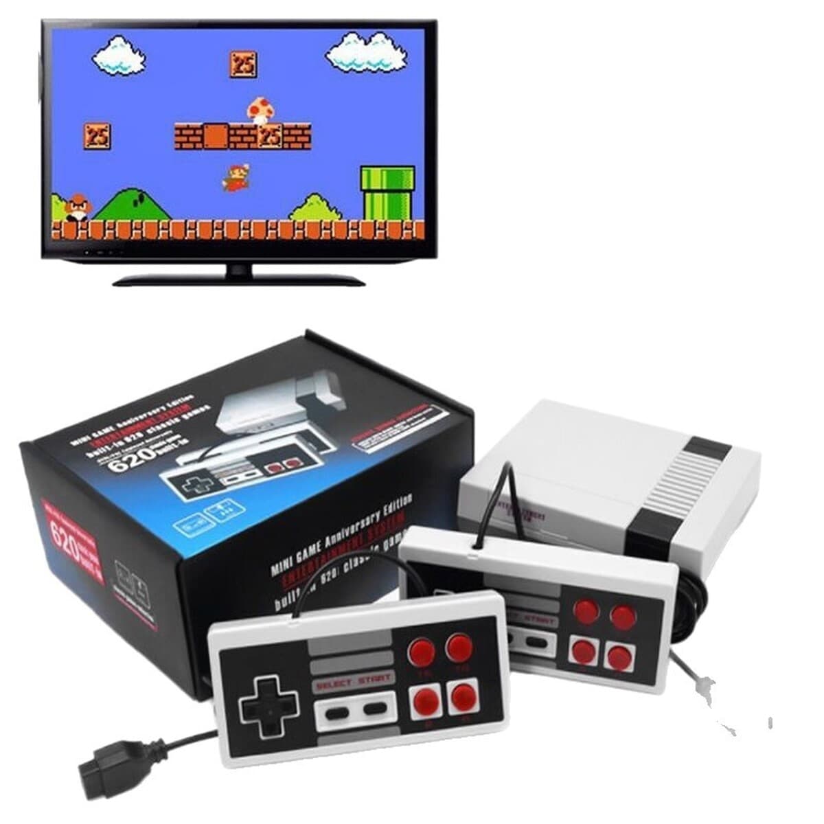 NES Ностальгия Sfc620 беспроводной 620 мини-телевизор игровой автомат красный и белый машина FC Puqing