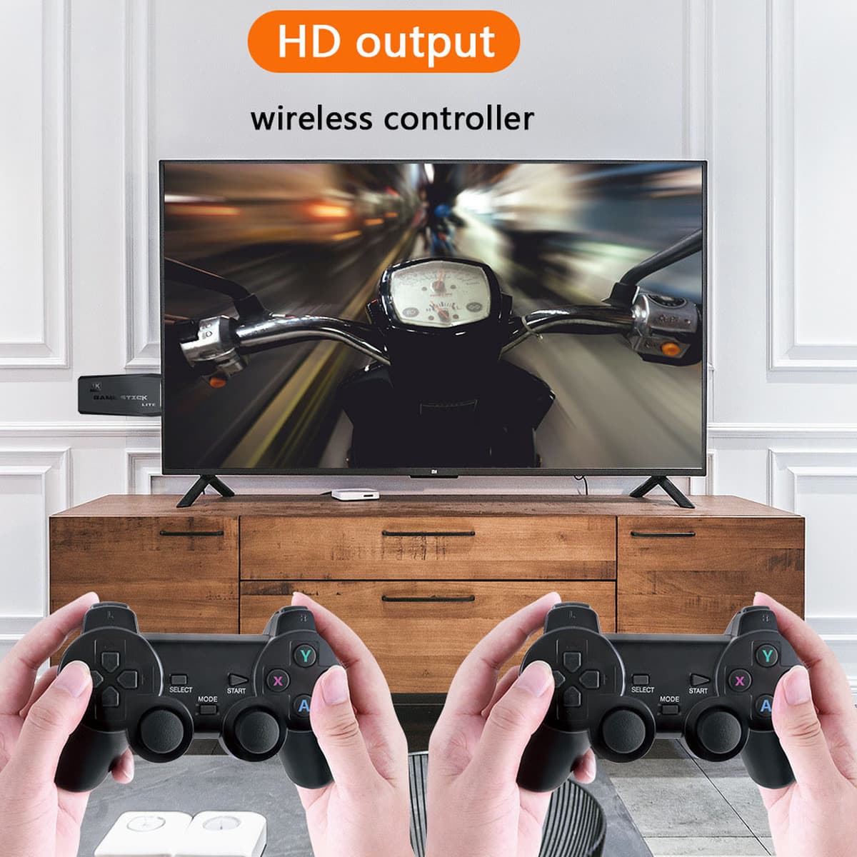 Домашняя игровая консоль Cross-border M8 U Treasure TV, игровая консоль HDMI высокой четкости, беспроводной аркадный...