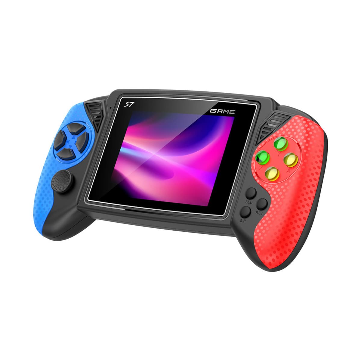 Новая портативная игровая консоль S7 содержит 620 игр, вызывающих ностальгию по детству, которые можно подключить к...