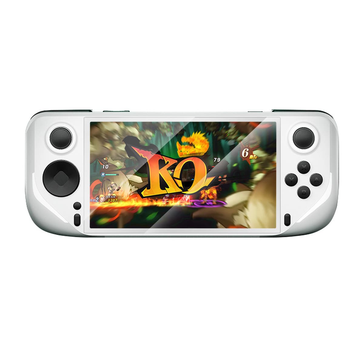 Пятно E6 портативный 5-дюймовый экран IPS HD карманный игровой автомат Android аркада PSP для двух игроков N64/PS1