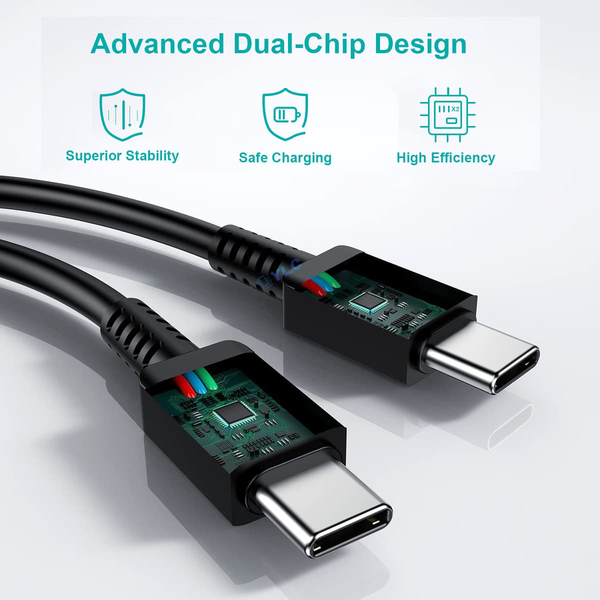 Кабель для зарядки 25W UK, быстрая зарядка 25W USB PD с кабелем для передачи данных, подходит для Samsung