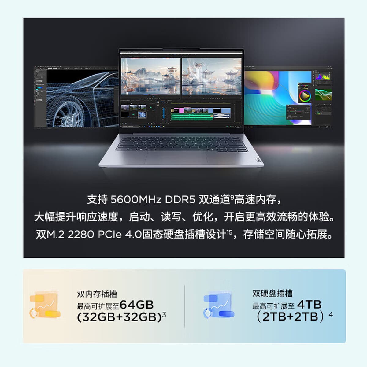 Lenovo ThinkBook14 Ultra 14inch AI — тонкий и лёгкий суперноутбук с высокоскоростным искусственным интеллектом.