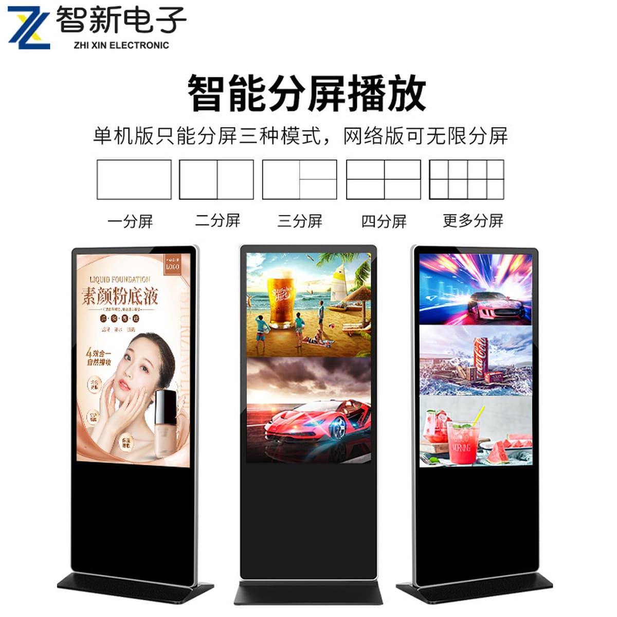 Многофункциональный сенсорный моноблок Zhixin 32-86inch для больниц, торговых центров, выставочных залов, супермаркетов,...