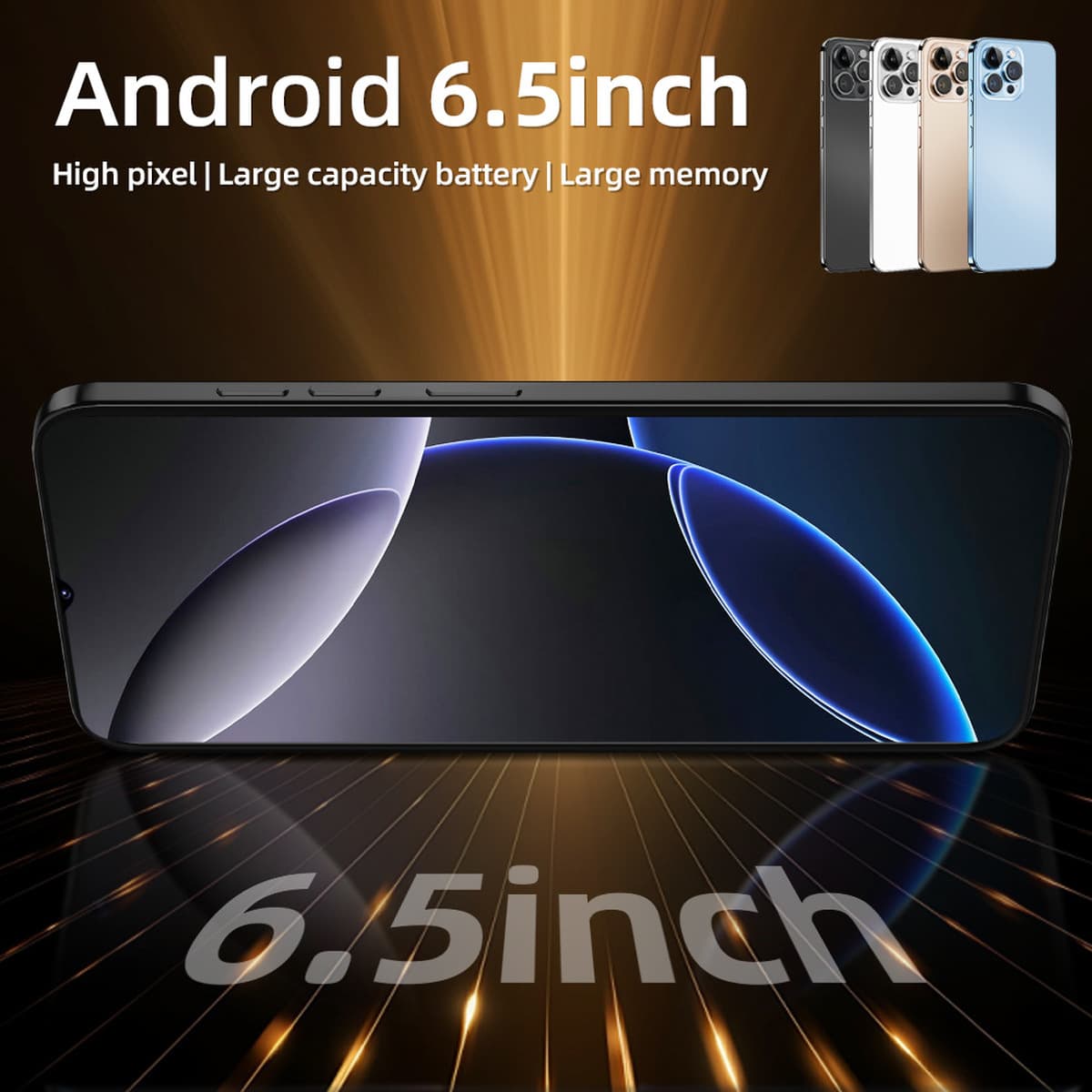 Новый 2025 кросс-граничный смартфон I16PROMax Android, совершенно новый, не вскрытый, заводская партия, AliExpress