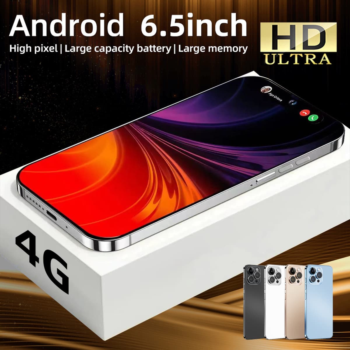 Новый 2025 кросс-граничный смартфон I16PROMax Android, совершенно новый, не вскрытый, заводская партия, AliExpress