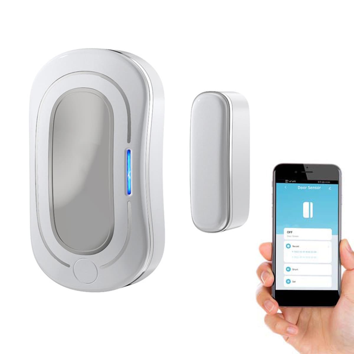 Новый датчик для дверей и окон Tuya Smart, эксклюзивный для международного рынка, с поддержкой Zigbee, перезаряжаемый, с...