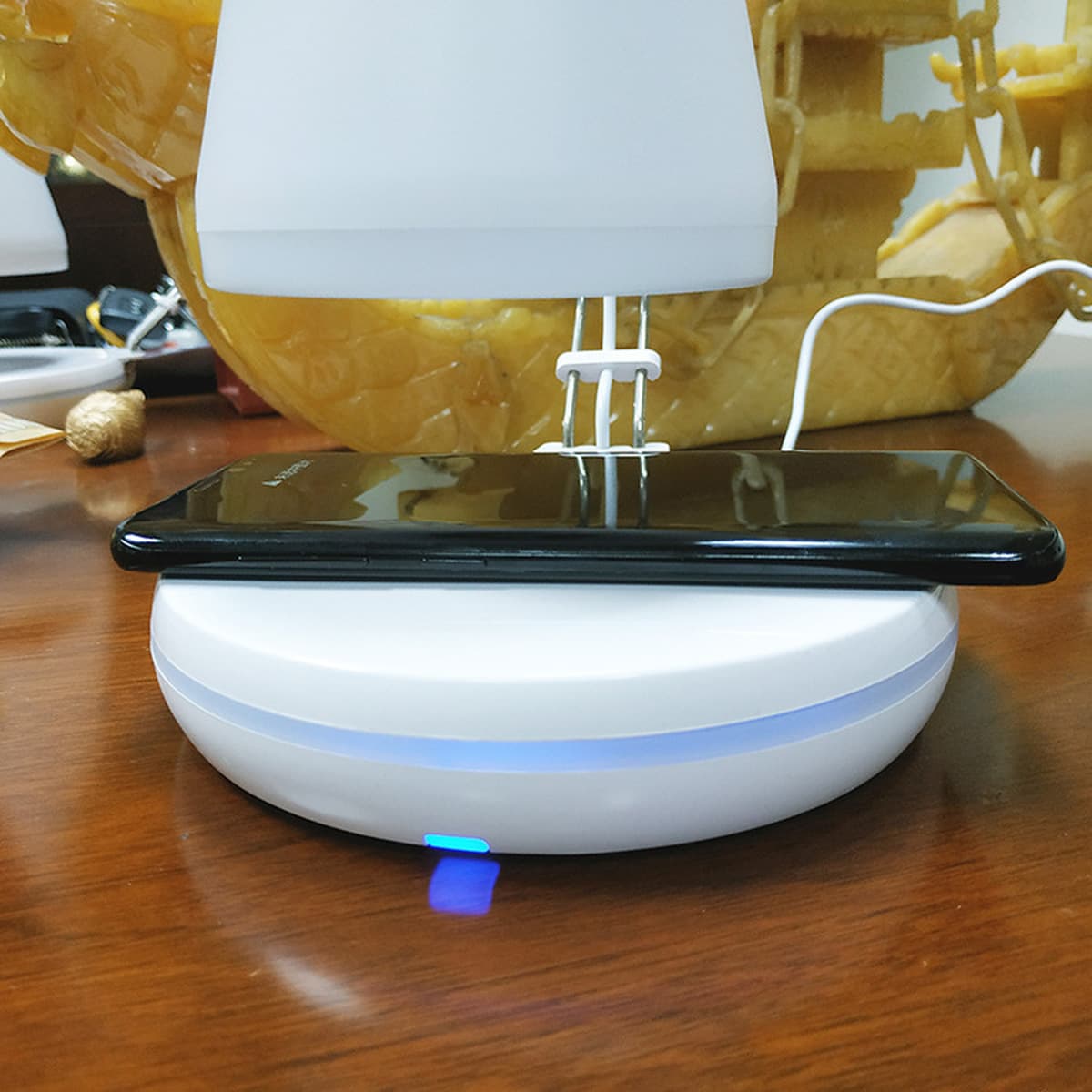 Новинка: креативный светодиодный ночник для умного дома с беспроводной Bluetooth-колонкой и защитой зрения, настольная лампа