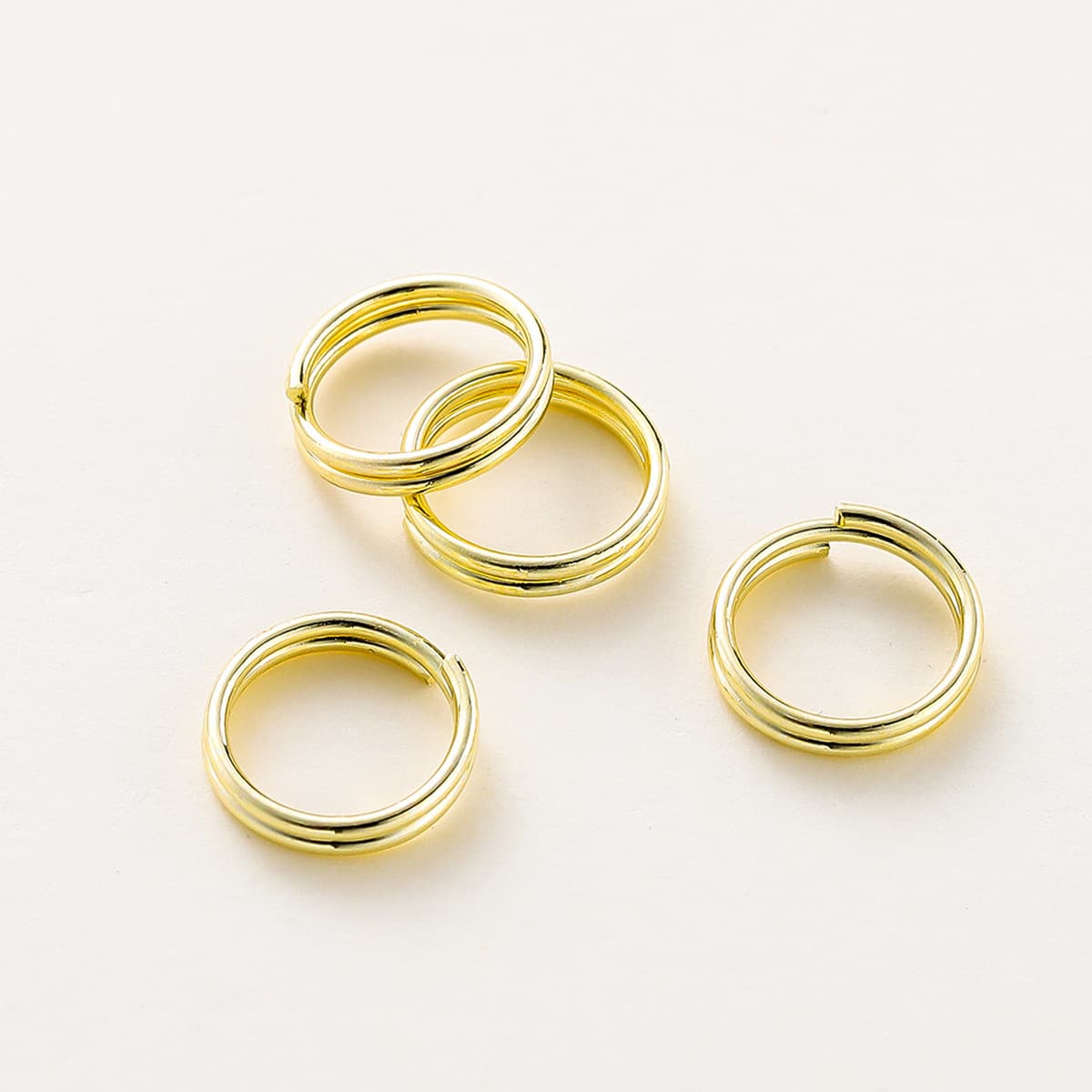 Двойное кольцо 14k18k медное покрытие цвет сохраняет настоящее золото DIY ювелирные аксессуары соединительное Открытое...