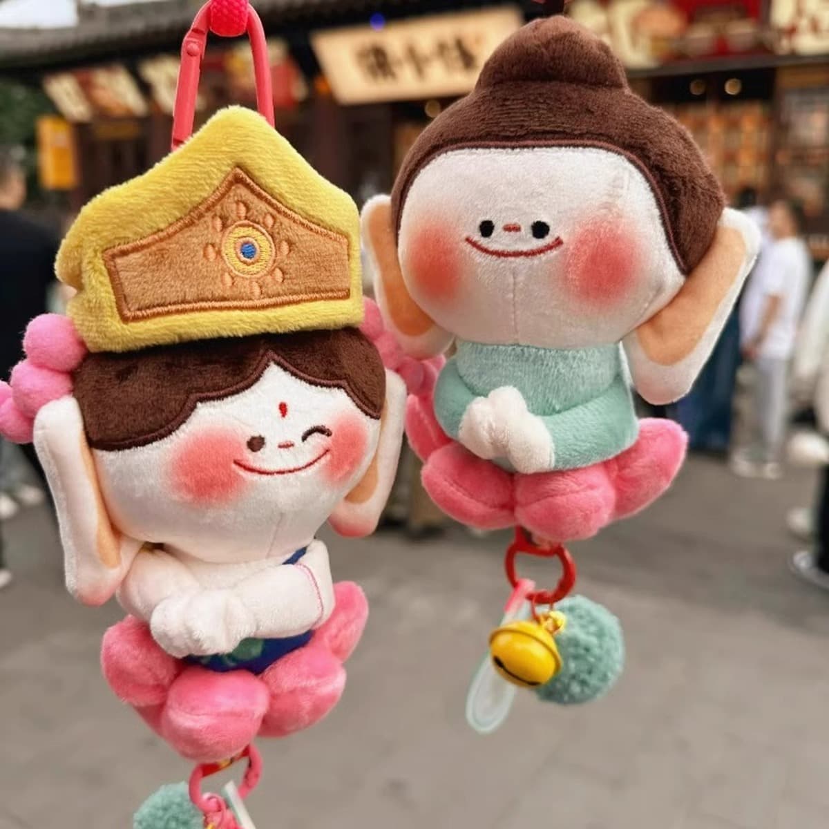 Гrottoes Yungang Lotus Buddha Маленькая кукла-компаньон Datong Периферийные культурные и творческие сувениры Подвеска Бутик...