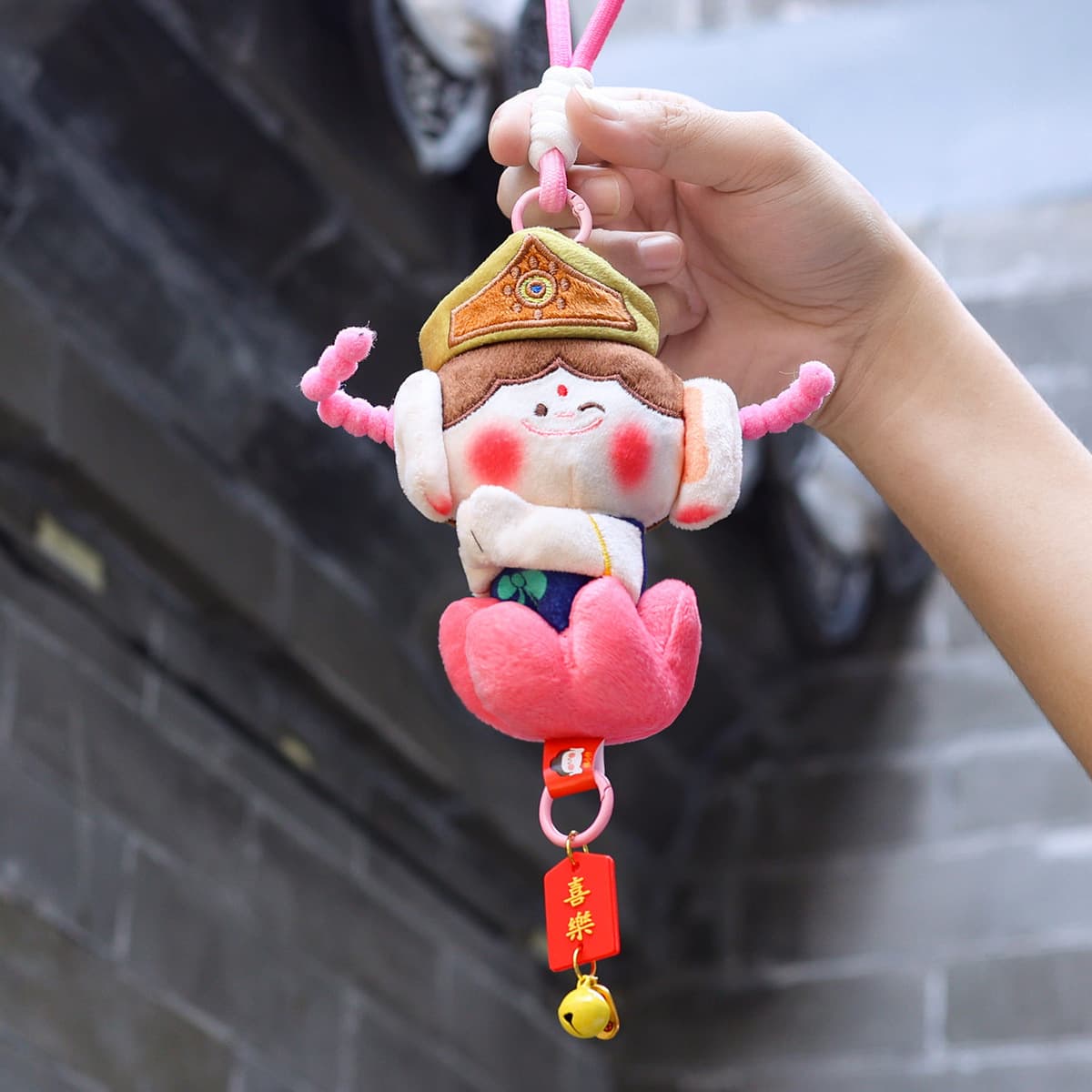 Гrottoes Yungang Lotus Buddha Маленькая кукла-компаньон Datong Периферийные культурные и творческие сувениры Подвеска Бутик...