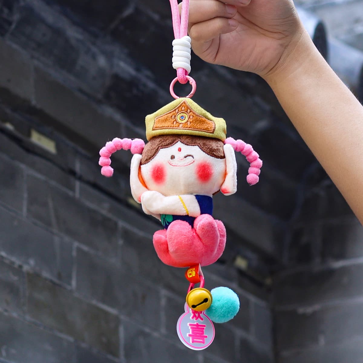 Гrottoes Yungang Lotus Buddha Маленькая кукла-компаньон Datong Периферийные культурные и творческие сувениры Подвеска Бутик...