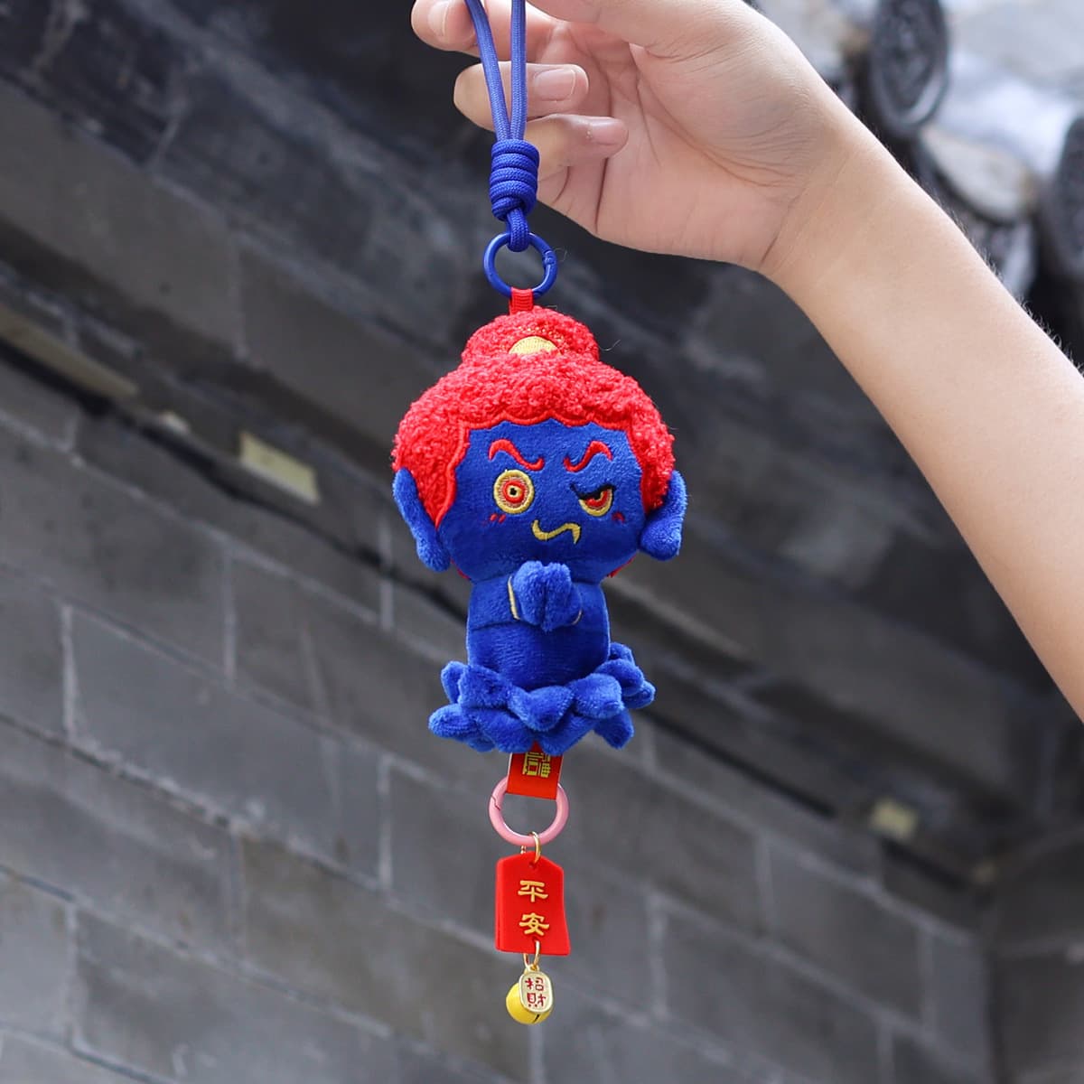Гrottoes Yungang Lotus Buddha Маленькая кукла-компаньон Datong Периферийные культурные и творческие сувениры Подвеска Бутик...