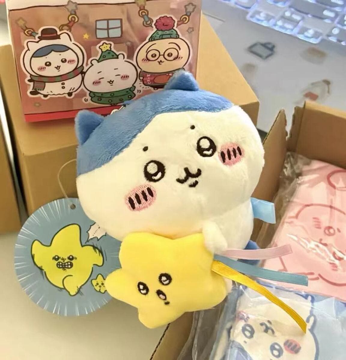 Chiikawa Usa Chiji Ikawa маленькая восьмерка подвеска мультфильм милая кукла брелок школьный портфель