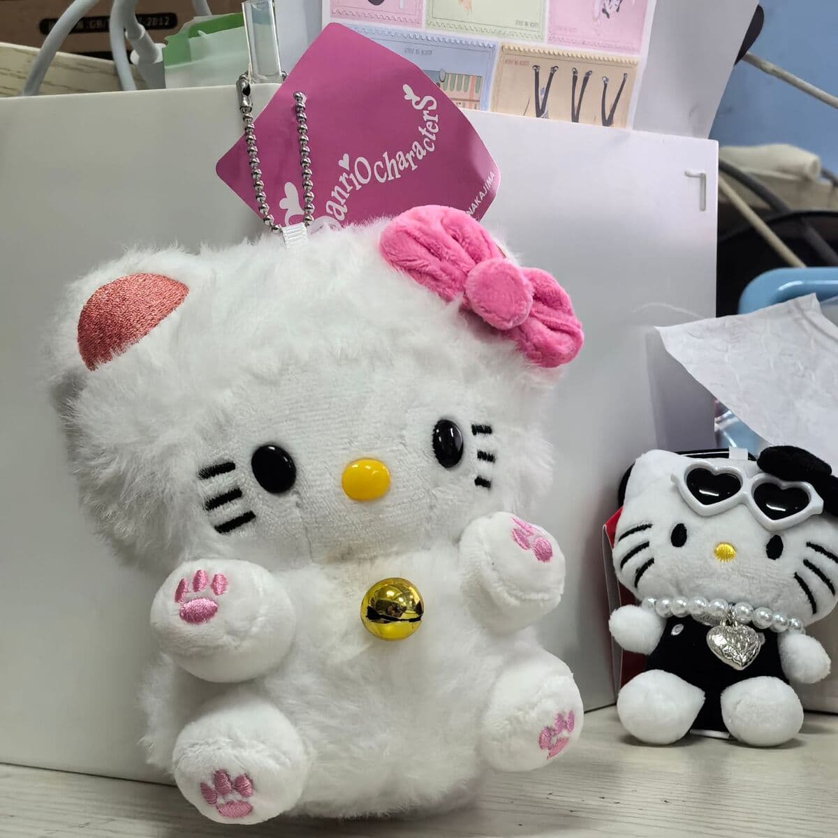 Любовь hellokitty кукла брелок подвеска подарочная сумка плюшевая милая кукла подвеска милая