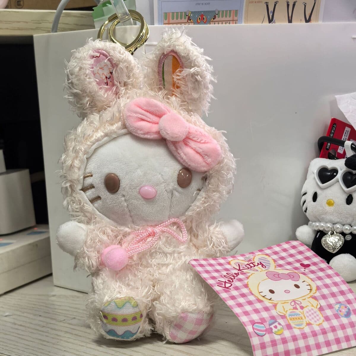 Любовь hellokitty кукла брелок подвеска подарочная сумка плюшевая милая кукла подвеска милая