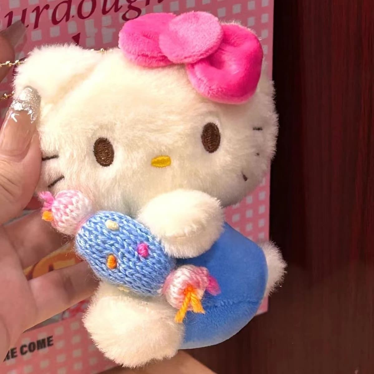 Любовь hellokitty кукла брелок подвеска подарочная сумка плюшевая милая кукла подвеска милая