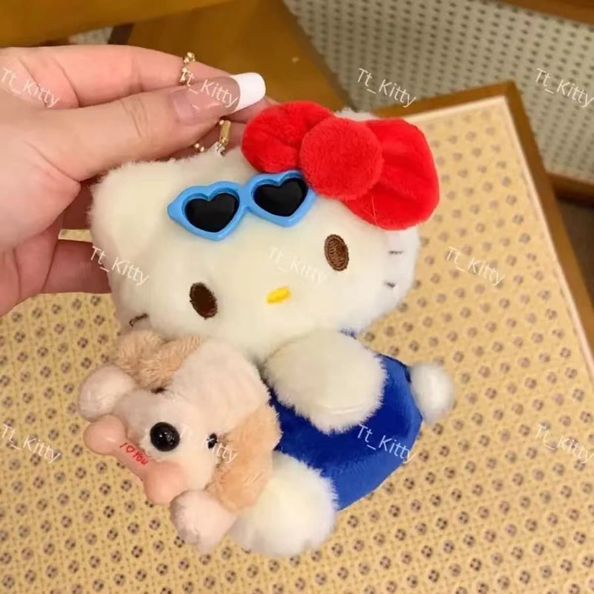 Любовь hellokitty кукла брелок подвеска подарочная сумка плюшевая милая кукла подвеска милая