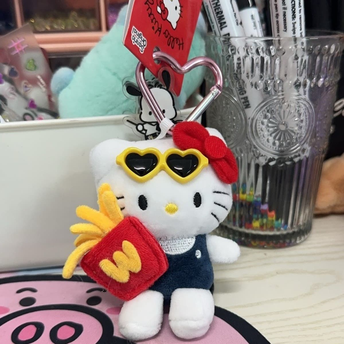 Любовь hellokitty кукла брелок подвеска подарочная сумка плюшевая милая кукла подвеска милая