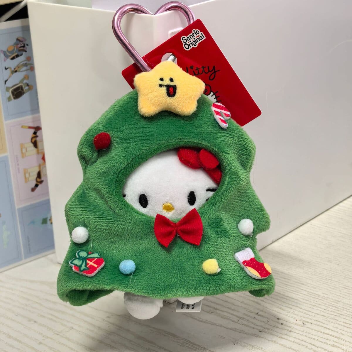 Любовь hellokitty кукла брелок подвеска подарочная сумка плюшевая милая кукла подвеска милая