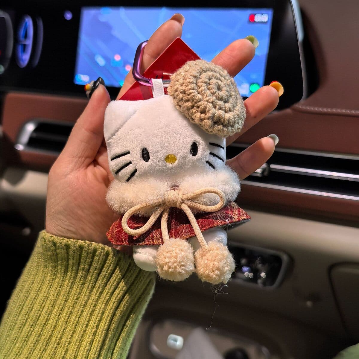 Любовь hellokitty кукла брелок подвеска подарочная сумка плюшевая милая кукла подвеска милая