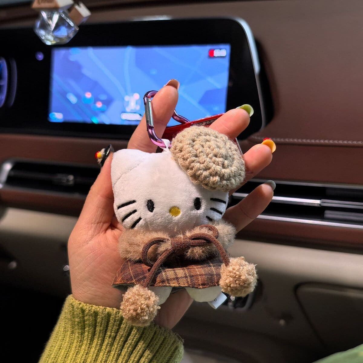 Любовь hellokitty кукла брелок подвеска подарочная сумка плюшевая милая кукла подвеска милая