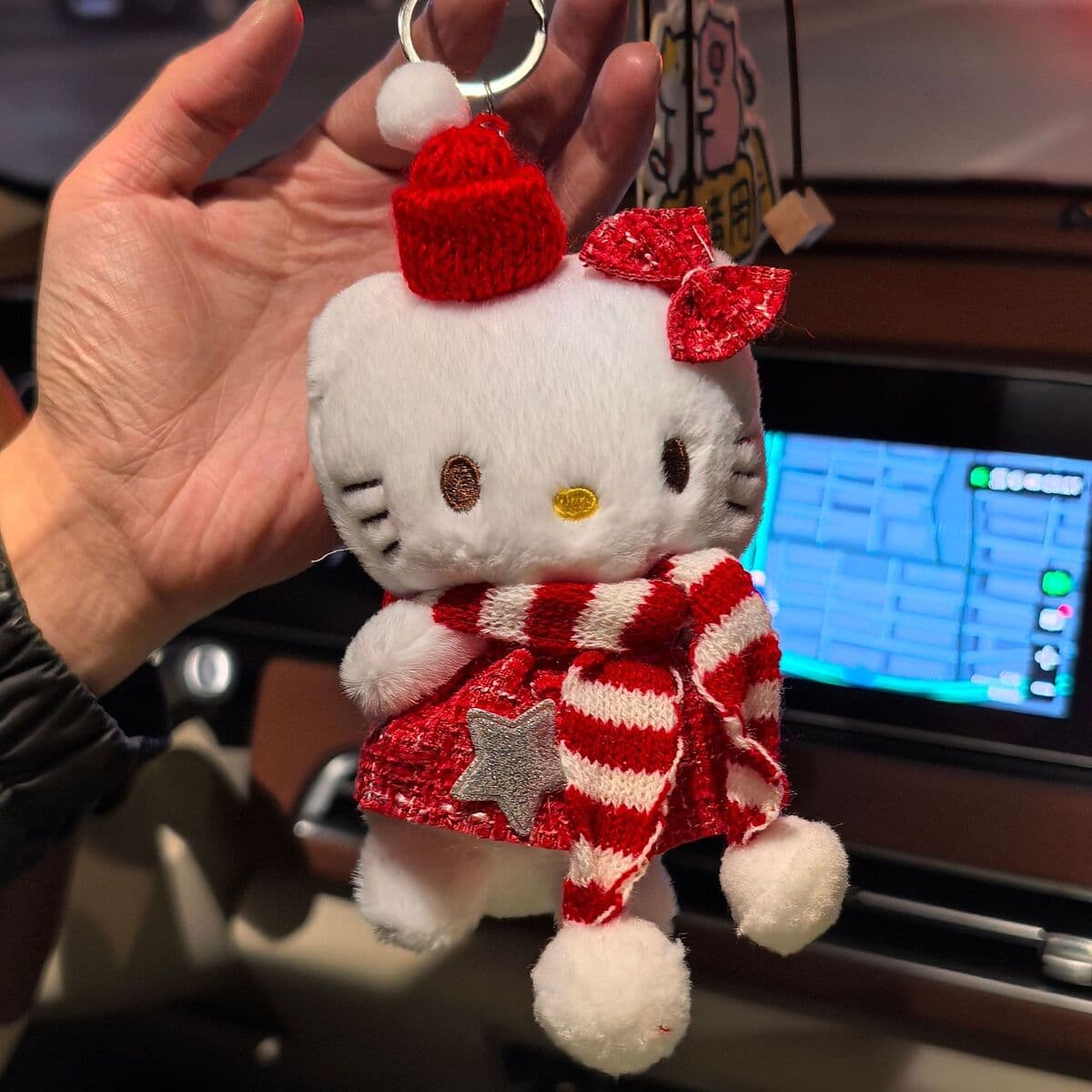 Любовь hellokitty кукла брелок подвеска подарочная сумка плюшевая милая кукла подвеска милая