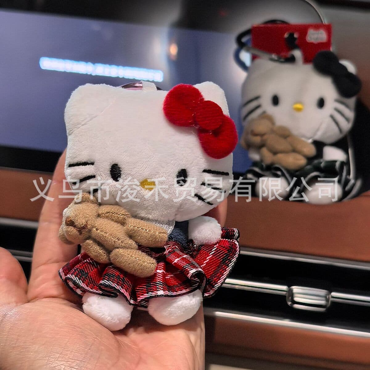 Любовь hellokitty кукла брелок подвеска подарочная сумка плюшевая милая кукла подвеска милая