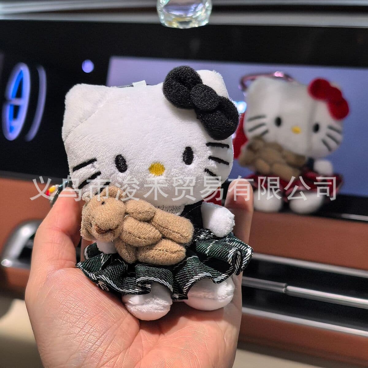 Любовь hellokitty кукла брелок подвеска подарочная сумка плюшевая милая кукла подвеска милая