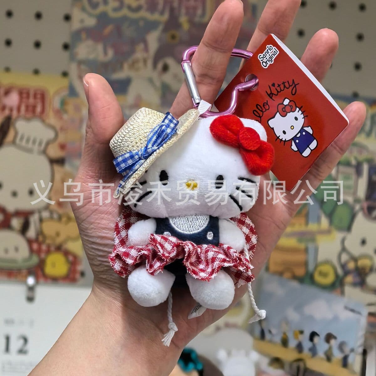 Любовь hellokitty кукла брелок подвеска подарочная сумка плюшевая милая кукла подвеска милая