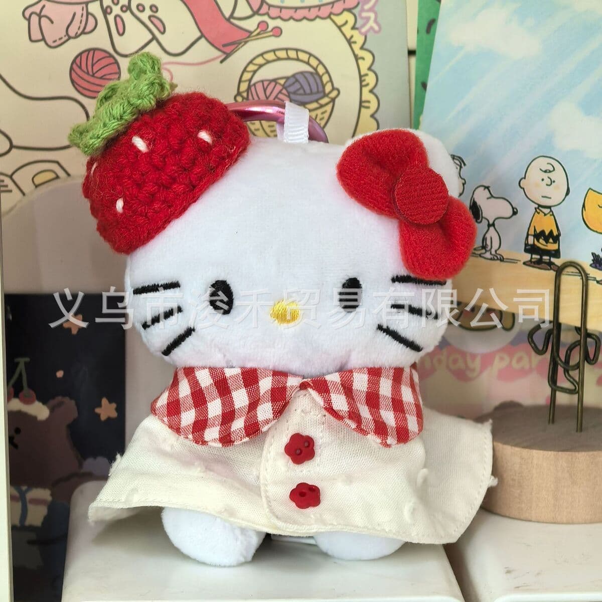 Любовь hellokitty кукла брелок подвеска подарочная сумка плюшевая милая кукла подвеска милая