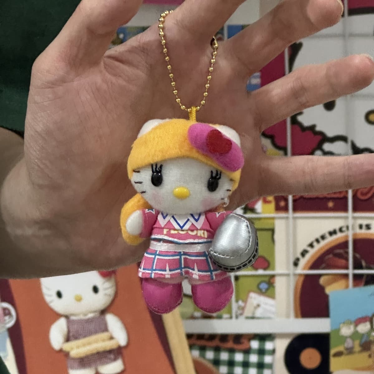 Любовь hellokitty кукла брелок подвеска подарочная сумка плюшевая милая кукла подвеска милая