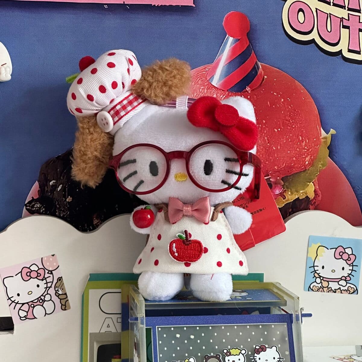 Любовь hellokitty кукла брелок подвеска подарочная сумка плюшевая милая кукла подвеска милая