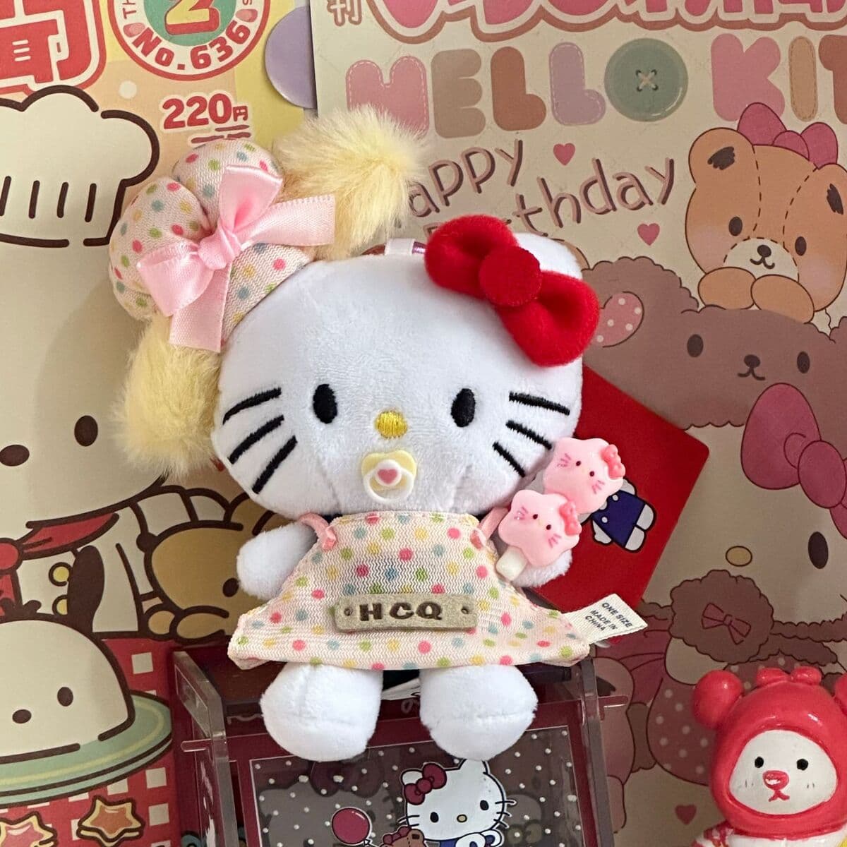 Любовь hellokitty кукла брелок подвеска подарочная сумка плюшевая милая кукла подвеска милая